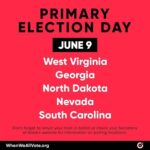 Queen Latifah Instagram - Make your voice heard #VOTE #Repost from @dnice • Today is #ElectionDay! FIVE states are voting today. Make sure to check your Secretary of State’s website for polling places and #VoteByMail information 🗳 @whenweallvote