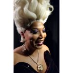 Queen Latifah Instagram - So much fun yesterday bringing Ursula to life 💜🖤💜 #TheLittleMermaidLive #ABC . . Makeup by @makeupbytym Wig by @curtiswilliam Nails by @kimmieKyees and @mobelisa Walt Disney Studios