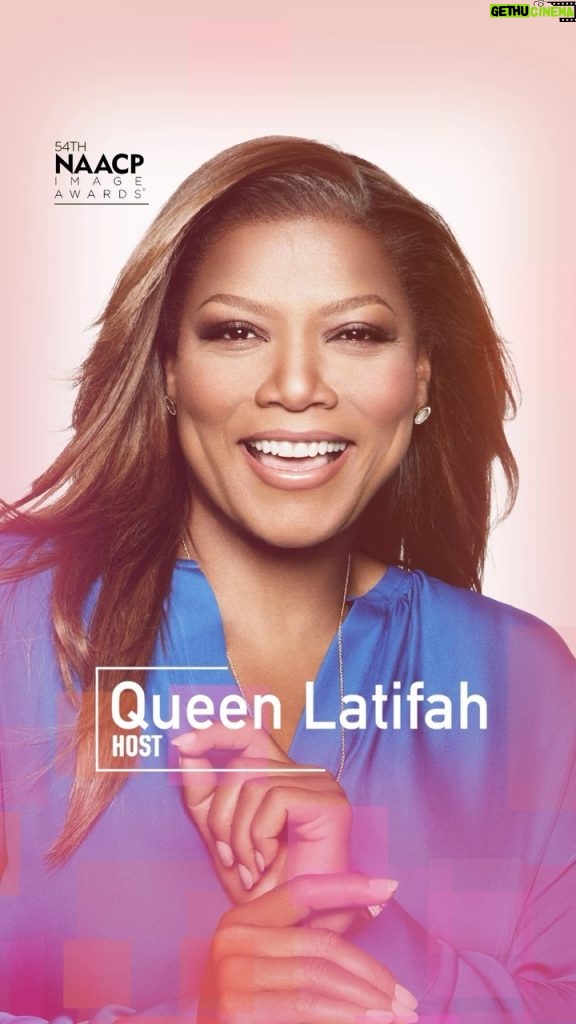 Queen Latifah Instagram - All hail the QUEEN, ME!👑👑👑 @queenlatifah is the host for this year’s 54th #NAACPImageAwards! I can’t wait to celebrate US THIS Saturday 8/7c live on #BET.