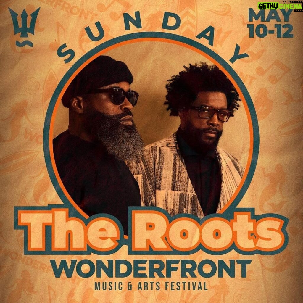 Questlove Instagram - Pssst San Diego! #Repost @theroots ・・・ May 12th we are @wonderfrontfest in San Diego. You coming to kick it with us? 🌱 Also join our channel for more updates San Diego, California