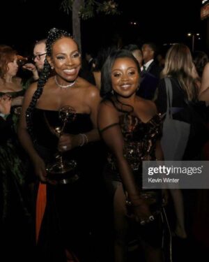 Quinta Brunson Instagram - Some Emmy moments :)
