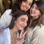 Raashi Khanna Instagram – Movie date with my girls and a विचित्र प्राणि @bodhayanroychaudhury 🍿 
@_vaanikapoor_ @rabbeqaiqbal @makeupbyshefali.s ♥️