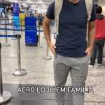 Rafa Brites Instagram – Aero look 
Sem mais…  As pobi das mães 
PS: Rocco #chateado pq não queria despachar os brinquedos ( que a gente sabe que ou vai perder no trajeto ou vamos ter que carregar ) mas ok… Ai falei: Posso filmar esse seu look lindo? Ele : Pode kkkkk 
E fez a pose 😂😂😂