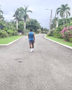 Raheem Sterling Instagram - Me, myself and I and my shadow Jamaica