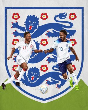 Raheem Sterling Instagram - Ten years ago on this very day, I made my debut for @england; something I’d dreamed about since I was a boy staring up at those Wembley arches from my back garden. Every muddy Sunday League match and gruelling training exercise led me to that moment, where I could stand up and proudly represent the Three Lions. 

Now here I am, ten years later, wearing number 10, heading into my third World Cup with the next generation of legends, and now it’s me holding the most caps...🤯 reality really can be crazier than dreams. 

The thing that stands out the most is our twelfth man: the fans. By our side with the energy and voice to lift us through every moment and power us up for every duel. I cannot wait to hit that stage again in an @england shirt 🏴󠁧󠁢󠁥󠁮󠁧󠁿🦁🦁🦁

Thank you everyone. Let’s go!!!!!!!