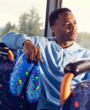 Raheem Sterling Instagram - 3 buses to get to training. 18, 182 and 140. I'll never forget those numbers. No matter what, my big sister Lakima with me every single day. My latest boot is dedicated to her and all those moments we shared together, on the #RouteToSuccess.

@newbalancefootball