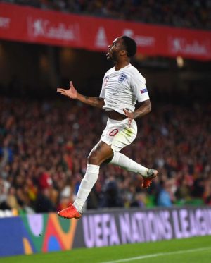 Raheem Sterling Instagram - Ten years ago on this very day, I made my debut for @england; something I’d dreamed about since I was a boy staring up at those Wembley arches from my back garden. Every muddy Sunday League match and gruelling training exercise led me to that moment, where I could stand up and proudly represent the Three Lions. 

Now here I am, ten years later, wearing number 10, heading into my third World Cup with the next generation of legends, and now it’s me holding the most caps...🤯 reality really can be crazier than dreams. 

The thing that stands out the most is our twelfth man: the fans. By our side with the energy and voice to lift us through every moment and power us up for every duel. I cannot wait to hit that stage again in an @england shirt 🏴󠁧󠁢󠁥󠁮󠁧󠁿🦁🦁🦁

Thank you everyone. Let’s go!!!!!!!