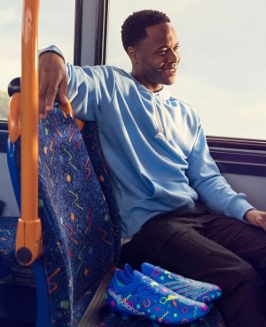 Raheem Sterling Instagram - 3 buses to get to training. 18, 182 and 140. I'll never forget those numbers. No matter what, my big sister Lakima with me every single day. My latest boot is dedicated to her and all those moments we shared together, on the #RouteToSuccess.

@newbalancefootball
