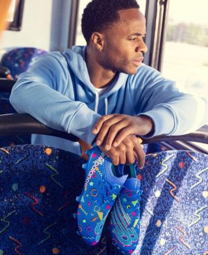 Raheem Sterling Instagram - 3 buses to get to training. 18, 182 and 140. I'll never forget those numbers. No matter what, my big sister Lakima with me every single day. My latest boot is dedicated to her and all those moments we shared together, on the #RouteToSuccess.

@newbalancefootball