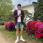 Rain Instagram - 촬영중~꽃놀이…🌸🌺