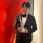 Rain Instagram - 🏆🏆🏆🏆🏆🏆조았쒀~#aiffaawards thx to my fans #cloud🙏🙏🙏🙏🙏마지막 소주 아님ㅎ