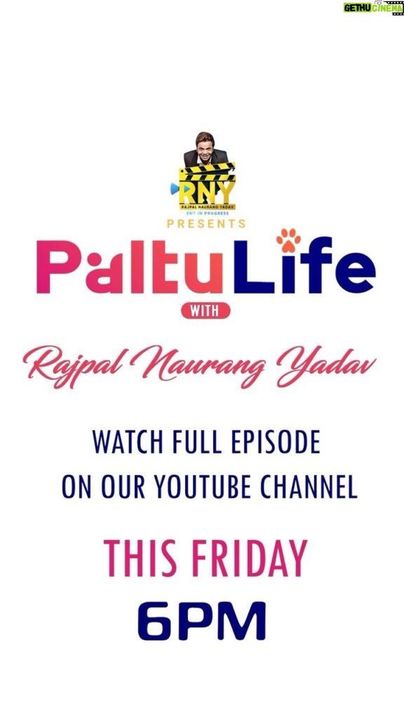 Rajpal Naurang Yadav Instagram - Don’t miss the next episode of Paltu Life tomorrow at 6pm! Where I interview @simplysheeba and @akashdeep25 with their 7 little Shihtzus. It’s going to be a fun one! Paltu Life with Rajpal Naurang Yadav every Friday at 6pm only on RNY ENT in Progress YouTube channel. Link in bio! #rajpalyadav #paltulife #dogs #dogsofinstagram #pet #celebritypets #celebrity #interview #newshow #youtube #youtubechannel #rny