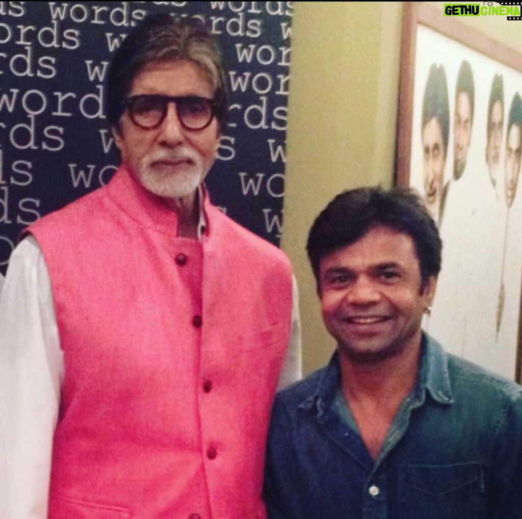 Rajpal Naurang Yadav Instagram - Happy 80th birthday to you Bachchan saab! Truly an inspiration ! Lots of love and happiness your way! 🎂 #happybirthday #amitabhbachchan