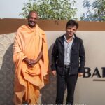 Rajpal Naurang Yadav Instagram - It was an honor to host Rajpal Yadav at the BAPS Hindu Mandir. After seeing the Mandir and placing a brick, his heartfelt sentiments added to the core value of the Mandir, Vasudev Kutumbikam, stating that “this is the best example of harmony in the world”. #abudhabimandir #harmony BAPS Hindu Mandir, Abu Dhabi