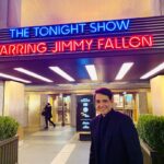 Ralph Macchio Instagram - TUNE IN TONIGHT! Always a blast with the great @jimmyfallon ! @cobrakaiseries loves The Tonight Show! #fallontonight #karatekid