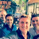 Ralph Macchio Instagram - #TBT This awesome pic was taken just moments after we pitched @CobraKaiSeries to @Netflix in April 2017. It took us a minute to get there but here we are on #COBRAKAI #NETFLIX EVE! So excited to launch around the world tomorrow!!!