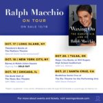 Ralph Macchio Instagram – Book tour update!! Getting excited to see everyone in Oct! Two events are now SOLD OUT, so if you want to come by, make sure you get your tickets now! Happy to announce we have two new signings: one virtual (linked on my website, open to international readers!), and another in Philadelphia. (Link to #WaxingOn info in bio)