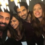 Ranbir Kapoor Instagram - Team #YJHD Last Night📸🔥 #10yearsofyehjaawanihaideewani #Ranbirkapoor #AyanMukerji #deepikapadukone #kalkikoechlin #adityaroykapoor