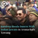 Randeep Hooda Instagram - #VibrantArunachal: Bollywood actor Randeep Hooda shakes a leg with the soldiers of the Indian army, as he joins News18's Akash Sharma (@kaidensharma) for a special report in Arunachal Pradesh's Tawang. Watch! #RandeepHooda #Bollywood #ArunachalPradesh #Tawang #IndianArmy #dance | @randeephooda