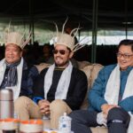 Randeep Hooda Instagram - Thank You Honourable CM @pemakhandu_bjp Sir for Inviting me to “The Land of the dawn-lit mountains” the beautiful Our Indian border state of #ArunachalPradesh. I’m overwhelmed with the welcome and awed by the Lovely people and their extremely rich culture. It was lovely to meet and interact with Honourable Union Minister @kiren.rijiju in his home state. Also the Honourable MP from the state Shri @gaotapir Ji and MLAs from the State. It was great to see the ground level efforts in development and connectivity. I take away dream like memories of this “heaven on earth” which i will be sharing in the coming days. #Magovillage #ChunaArmyPost #beautifulnortheast #IndianArmy #indotibetanborderpolice #ITBP #BRO #borderroadsorganisation Jung Falls, Arunachal Pradesh