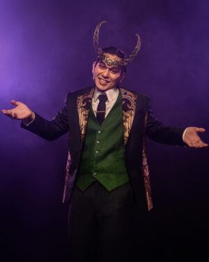 Rangga Azof Instagram - @azofrangga as TVA Loki

Special Fashion Collaboration 
inspired by Marvel Studios’ “Loki” with @rinaldyyunardi @riomotret @agusslim @erichalamin for @disneyplushotstarid. 

Recreating three looks from different variants of Loki with a touch of Indonesian culture. 

Marvel Studios’ “Loki” sudah bisa kamu streaming sekarang hanya di Disney+ Hotstar!

Photo by @riomotret @riomotretofficial
Wardrobe by @agusslim 
Headpiece by @rinaldyyunardi
Stylist by @erichalamin
Makeup by @bubahalfian
Hairdo by @rurypadwa
Nail Art by @linneabeautybar_id 

#DisneyPlusHotstarID #LOKI
#RIOMOTRET
#RIOMOTRET2021
#riocelebritybeautyportrait 
#IndonesiancelebritybyRIOMOTRET
