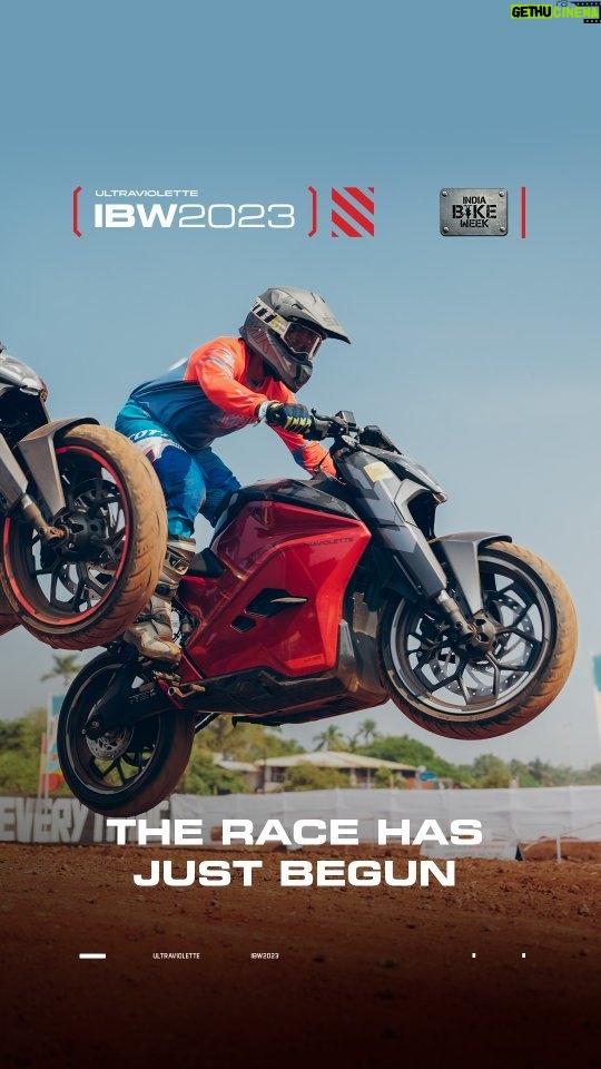 Rannvijay Singha Instagram - Our Race has just begun. It's time to go Ballistic! The mega track-drop + the Ultraviolette contest is going live at IBW. Stay tuned. . . #Ultraviolette #F77 #indiabikeweek #MakeInIndia #electricmotorcycle #electricsuperbike Goa