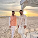Rannvijay Singha Instagram - Our sista is getting married!! @jazzyg_97 we love you! @sahil.g.23 welcome to the fam! #siblings #cousins St. Kilda Beach - Melbourne, Australia.
