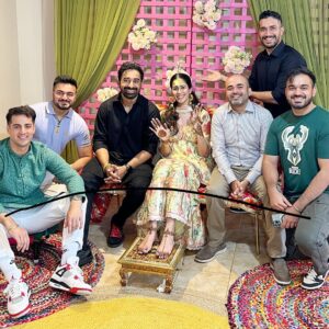 Rannvijay Singha Instagram - The most beautiful bride , our sis @jazzyg_97 ,can’t believe ur actually getting married! #satnamwaheguruੴ 🙏🏼🌑 #brothersister #sibblings #cousins