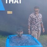 Rannvijay Singha Instagram - ICE BATH= MAGIC PILL. So many benefits of an ice bath. Have been doing some amateur version earlier but this was crazy hard, thanks @yasir_khan_official for taking me through it. @uptime_nutrition @starballersindia @squadrann @streetball_league @abcfitnessfirm @claygroundsbyplaza @realkabaddileague