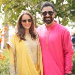 Rannvijay Singha Instagram - The lyrics in the beginning explain us perfectly! Happy birthday @priankasingha , love u loads and loads my crazy wife! Have a super duper year, the kids and I are so grateful for you and we appreciate all that you do for us. #satnamwaheguru 🙏🏼🌑