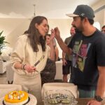 Rannvijay Singha Instagram - The lyrics in the beginning explain us perfectly! Happy birthday @priankasingha , love u loads and loads my crazy wife! Have a super duper year, the kids and I are so grateful for you and we appreciate all that you do for us. #satnamwaheguru 🙏🏼🌑