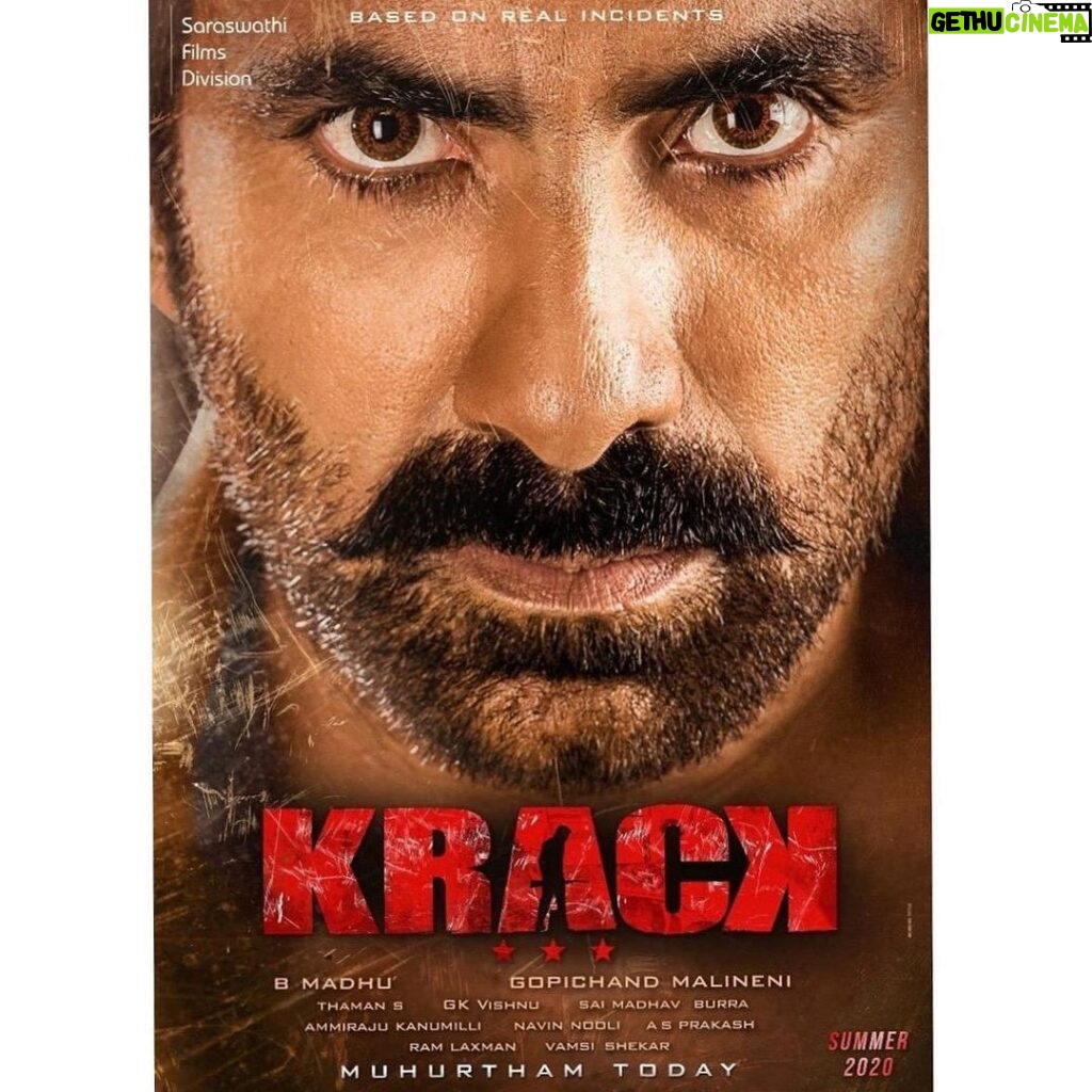 Ravi Teja Instagram - #KRACK