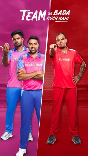 Ravichandran Ashwin Instagram - Everything is fair in love, war and this league because #TeamSeBadaKuchNahi!
Which team are you supporting?🤨
.
.
#Ad #TeamSeBadaKuchNahi #dream11 #rajasthanroyals 
#punjabkings