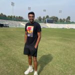 Ravichandran Ashwin Instagram - Lovely to be back here, been a few years since we played a game at this wonderful venue. #mohali #indvsl Punjab Cricket Association IS Bindra Stadium