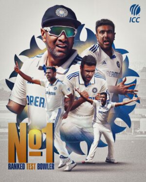 Ravichandran Ashwin Instagram - For the sixth time in his career, Ravichandran Ashwin is the No.1 bowler in the ICC Men’s Test Player Rankings 👏