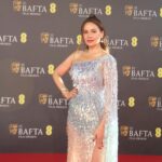 Raya Abirached Instagram – A beautiful night at the @bafta awards

Wearing #serpenti #highjewelry pieces from @bulgari of course
Dress by @georgeshobeika
#StyledByCed @cedrichaddad 

Glan team 🩵🩵🩵
@eleniliatsoumakeup 
@stellatsiledaki Baftas