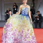 Raya Abirached Instagram - This Princess Red Carpet moment is making me very (very!) popular with my daughter :) #VeniceFilmFestival High Jewelery last night was dreamy. Thank you to my @bulgari family Always a pleasure working with the @georgeshobeika team. What a dress! Of course #StyledByCed @cedrichaddad Makeup by @armanibeauty thank you @georges.makeupartist was lovely to meet you! Hair by @kerastase_official grazie @valentinahstyle Photos by the carissima @karendipaola_photo Also many thanks to the team @labiennale Venice Film Festival