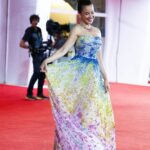 Raya Abirached Instagram - This Princess Red Carpet moment is making me very (very!) popular with my daughter :) #VeniceFilmFestival High Jewelery last night was dreamy. Thank you to my @bulgari family Always a pleasure working with the @georgeshobeika team. What a dress! Of course #StyledByCed @cedrichaddad Makeup by @armanibeauty thank you @georges.makeupartist was lovely to meet you! Hair by @kerastase_official grazie @valentinahstyle Photos by the carissima @karendipaola_photo Also many thanks to the team @labiennale Venice Film Festival
