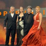 Raya Abirached Instagram - A very big premiere last night for @oppenheimermovie & the last one for a while as all Hollywood actors are now officially on strike! Big exclusives with the cast of the film this Sunday on #ScoopWithRaya (conducted right before the strike started!) @mbc2insta @universalpicturesme The look: @bulgari earrings @karen_millen dress @malonesouliers shoes Styled by @mayawilliams Makeup & hair @makeupbyemie Leicester Square