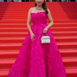 Raya Abirached Instagram - Opening Night of the @festivaldecannes Details of the look: @bulgari jewelery @gemymaalouf dress #StyledByCed @cedrichaddad Glam: @diorbeauty makeup @junior_cedeno @stephanedelahaye #DiorCannes Thank you soo much @ammarparis for the photos! Palais des Festivals, Cannes