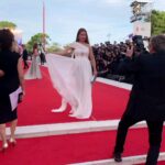 Raya Abirached Instagram - Red carpet moments 🤍✨ #VeniceFilmFestival @labiennale PS: thank you @plsphotogetty for always capturing the best photos & @indieboy for the best videos. Much love to the @gettyimages team. PS2: the bandage is a whole other story 😉 Venice Film Festival
