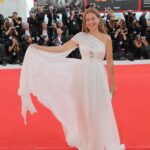 Raya Abirached Instagram - Dressed in white 🤍 for the back to back premieres of 2 very special movies, #Argentina1985 produced by my great friend @axelkuschevatzk & #Nezouh, starring the awesome @kindaalloush & @sameralmasri at the #VeniceFilmFestival @labiennale #StyledbyCed @cedrichaddad Jewellery: @bulgari Dress: @zuhairmuradofficial Make-up: @alessandranuovavia for @charlottetilbury , @charlottetilburyarabia Clutch & shoes @jimmychoo Photos @santinagargiulo Venice Film Festival