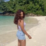 Reba Monica John Instagram - I think I’m officially a Caeruleaphile 🌊💙 If Thailand is on your bucket list, don’t miss visiting the phi phi islands for her breathtaking blue water, magnanimous sea stacks and diverse marine life. The reel does not do justice to the beauty that you witness in real 🥲 #thailand #phiphiisland #lagoon #bluewater #breathtaking #toogoodtobetrue #waterbaby #mothernature