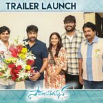 Reba Monica John Instagram - Such a privilege and honour to have met, spent time and have our trailer launched by Mega Star @chiranjeevikonidela Garu 🙏🤩 in awe of his humility and simplicity. Thank you @anilsunkara1 @akentsofficial for making this happen. Alsooo, Trailer link in bio Samajavaragamana is yours from the 29th June. Save the date ✨