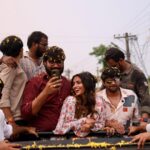 Reba Monica John Instagram - SAMAJAVARAGAMANA- Sarayu, Raakhi bhai aka box office Baalu and team are truly humbled and grateful! ✨🌸 In theatres near you. Don’t miss it 🤗