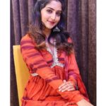 Reba Monica John Instagram - Dressed in ethnic Rust for Samajavaragamana, releasing tomorrow! 🤩 June 29th Been hearing amazing reviews for our premiere shows, so grab your tickets and don’t miss it in theatres near you 💥 Hair @prakash_kasara Pictures @akash.manda #june29 #samajavaragamana #telugucinema #debutante #cantkeepcalm #savethedate Hyderabad