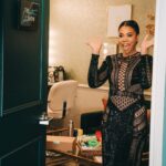 Regina Hall Instagram – Thank you for having me @j_corden @latelateshow 
And for the look
@lewinadavid 
@realsabinejean @edmondalison