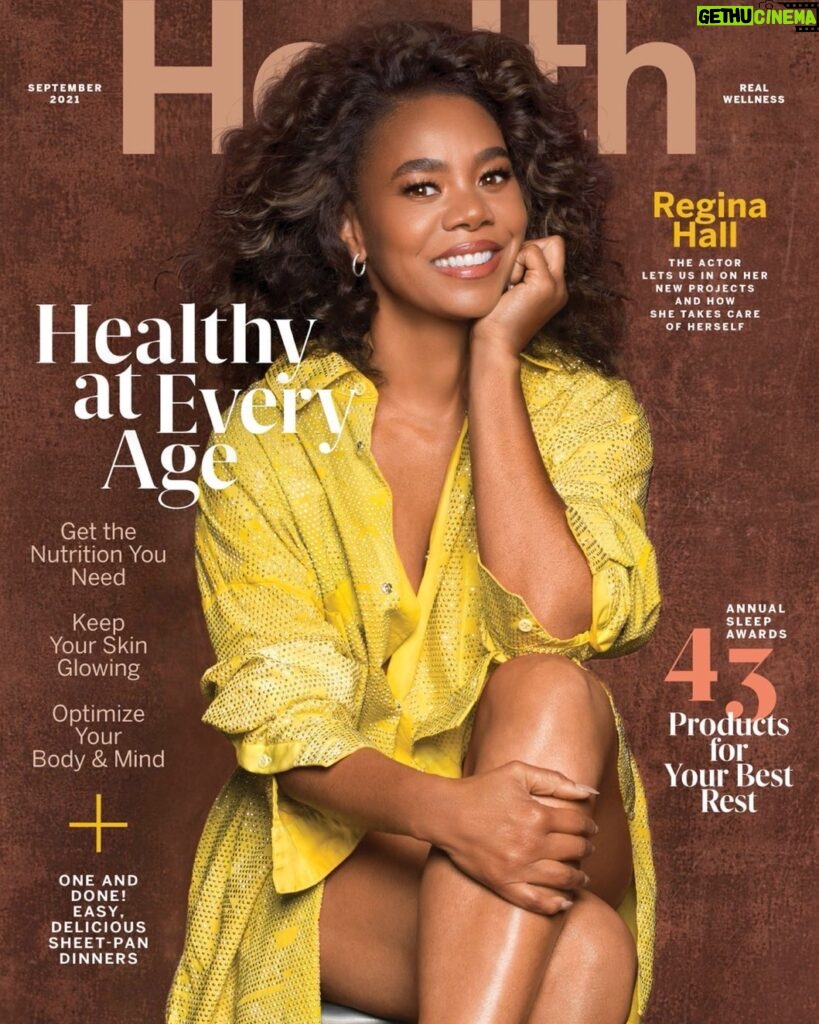 Regina Hall Instagram - Thank you @HealthMagazine. What an amazing day. And thank you to everyone else who made it so special. Health: @healthmagazine Photographer: @mrdblanks Editor in Chief: @amy.b.conway Writer: @BethanyHeitman Creative Director: @mccormick_michael Photo Director: @DavidCooperArt Styling: @edmondalison Hair: @shornelll Makeup: @lewinadavid PR: @initiativepr