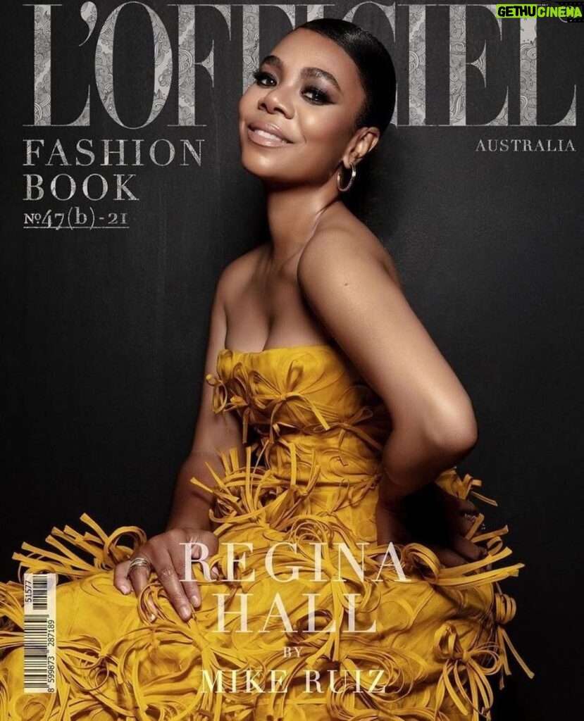 Regina Hall Instagram - @mikeruizone you really are an artist. Had the most fun on this shoot. Thank you @lofficielau Photography, creative direction, production: @mikeruizone editor in chief: @dimitrivorontsov stylist: @scotlouie hair: @shornelll makeup: @lewinadavid photo assistant: @ozzie__g__