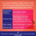 Regina Hall Instagram - Georgia!! We still have work to do! Please make sure you’re registered to vote and aware of all deadlines to vote, this is important! #vote2020